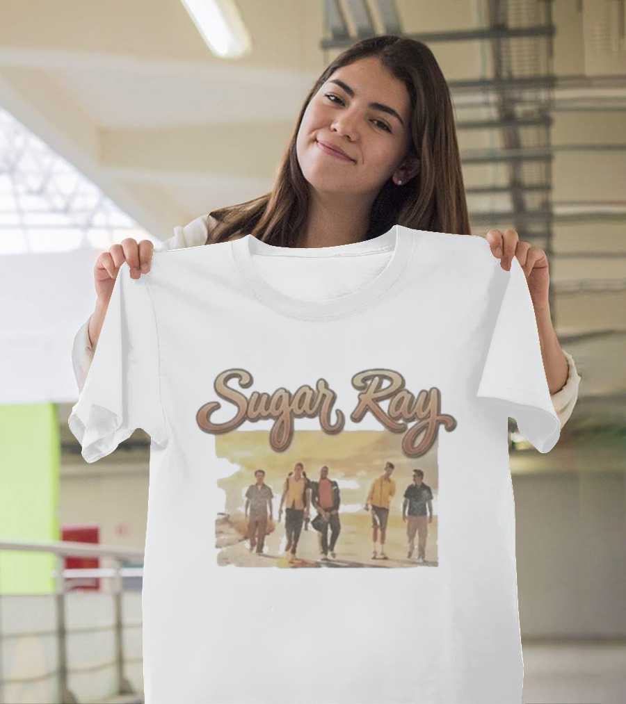 Sugar Ray 90s Rock Band Sunset Group Walk T-Shirt