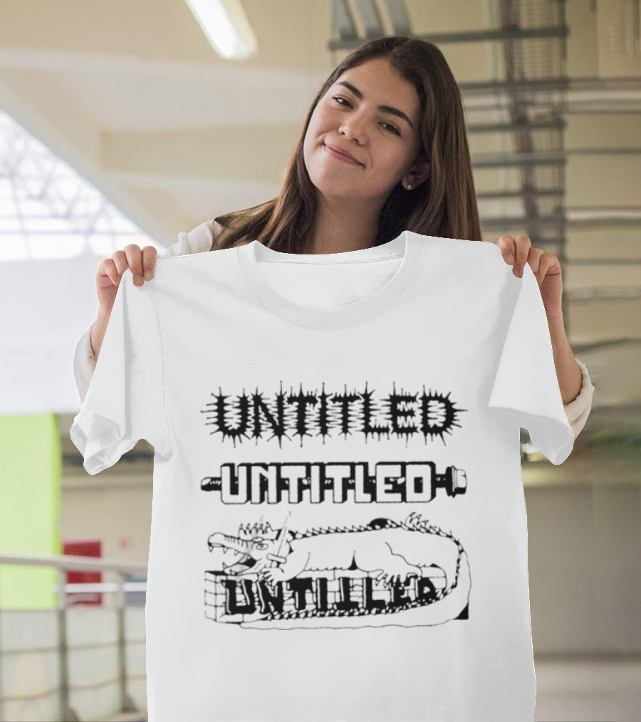 Untitled Crocodile Alligator Minimalist T-Shirt