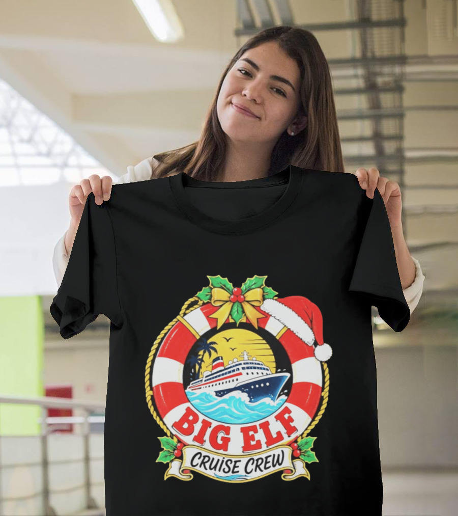Big Elf Cruise Crew Christmas Vacation T-Shirt