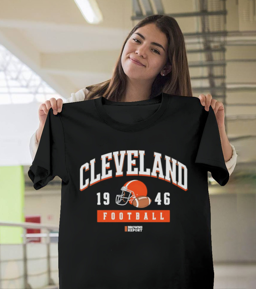 Cleveland Browns 1946 Football Helmet T-Shirt