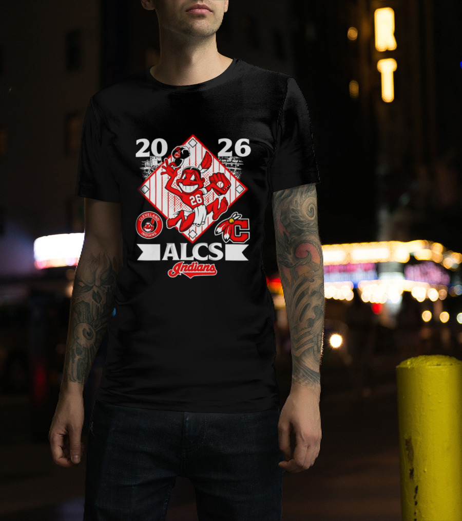 Cleveland Indians 2026 ALCS Bound Celebration T-Shirt