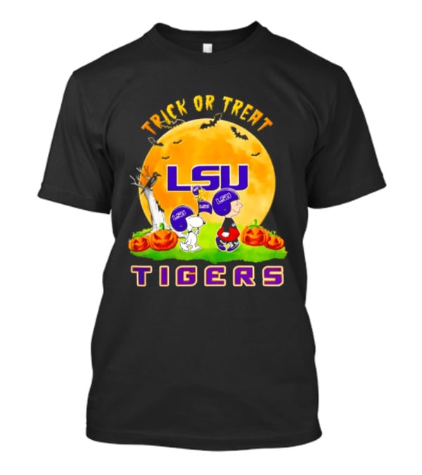 LSU Tigers Peanuts Trick Or Treat Halloween 2026 T-Shirt