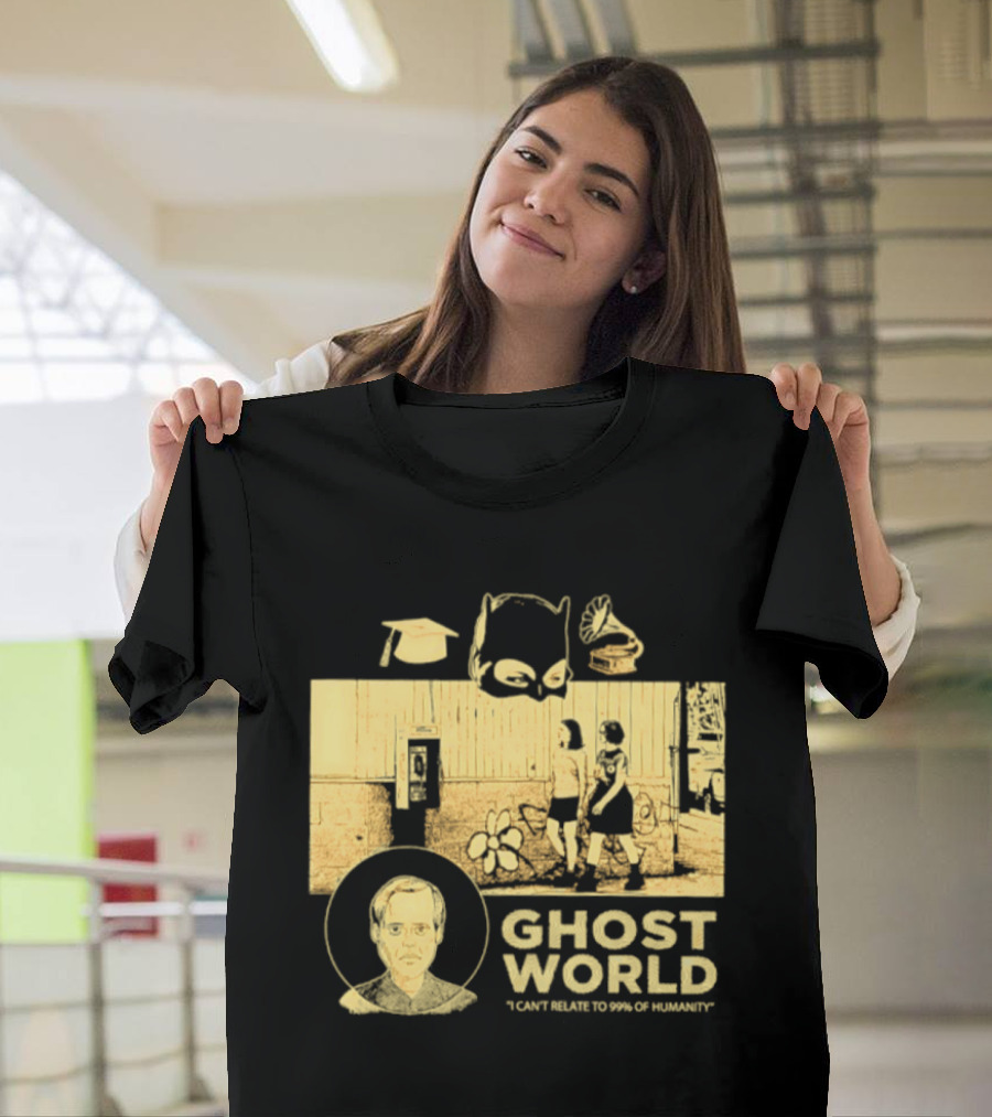 Ghost World I Can't Relate To 99% Of Humanity Cartoon T-Shirt