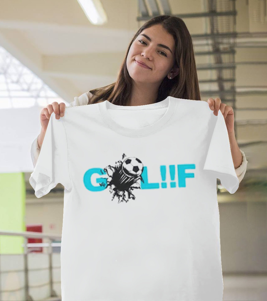 Barcelona GOL!!F Explosion Graphic FC Barcelona X Golf Wang Collaboration T-Shirt