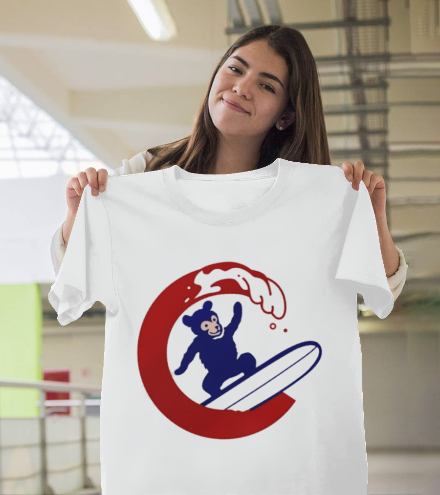 Clark The Cub Surfing Chicago Cubs Baseball 2026 T-Shirt