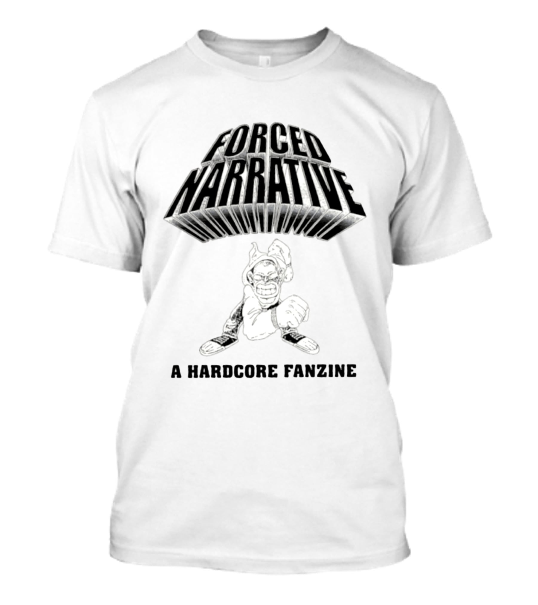 Forced Narrative Hardcore Fanzine Underground Music T-Shirt