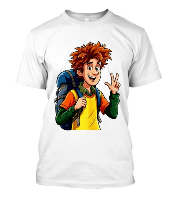 Johnny Hotel Transylvania Cartoon Character Adventure Backpack T-Shirt