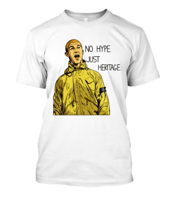 No Hype Just Heritage Ellemme Since 2017 Stone Island Yellow Jacket T-Shirt
