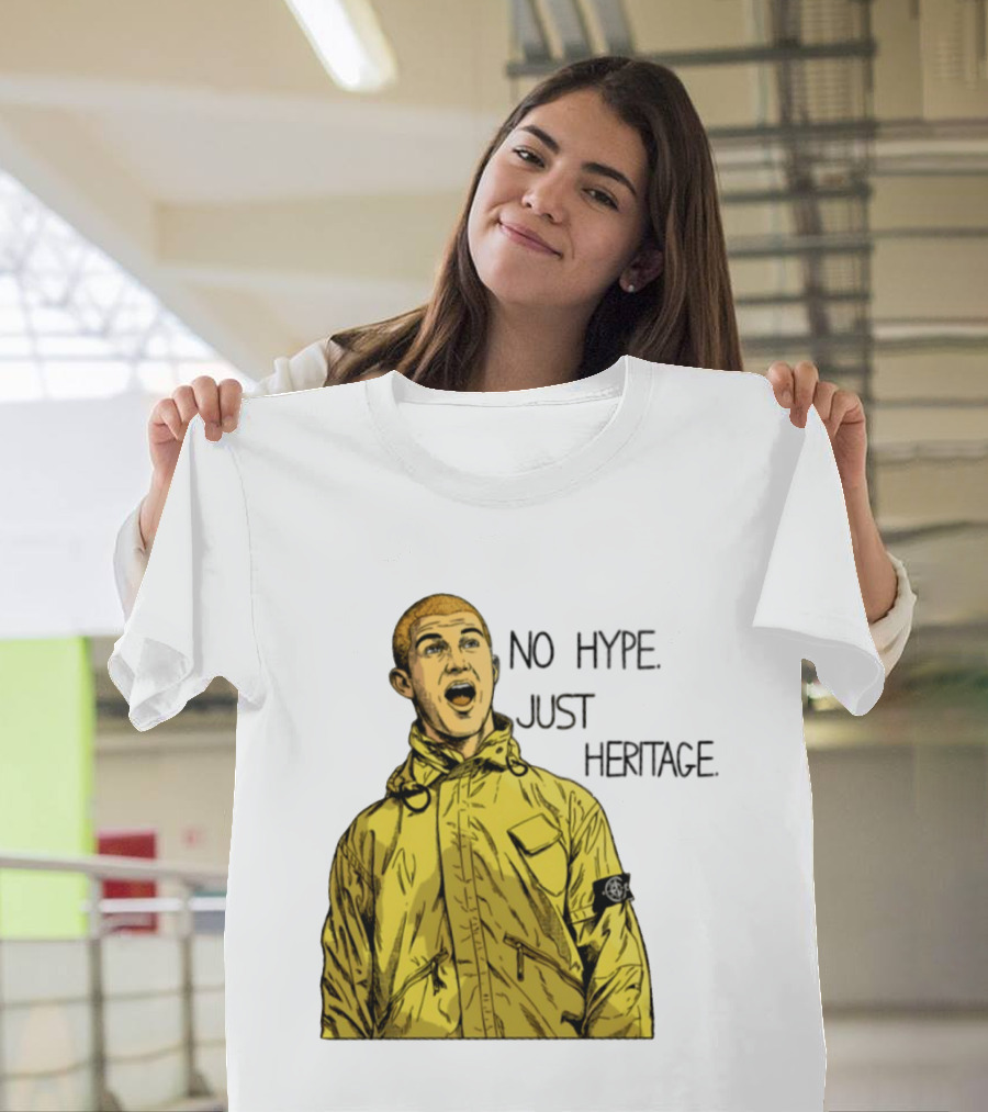 No Hype Just Heritage Ellemme Since 2017 Stone Island Yellow Jacket T-Shirt