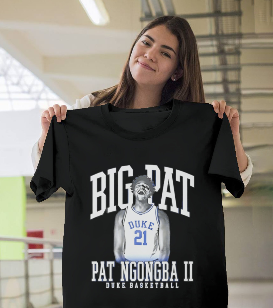 BIG PAT Ngongba II Duke 21 Basketball T-Shirt