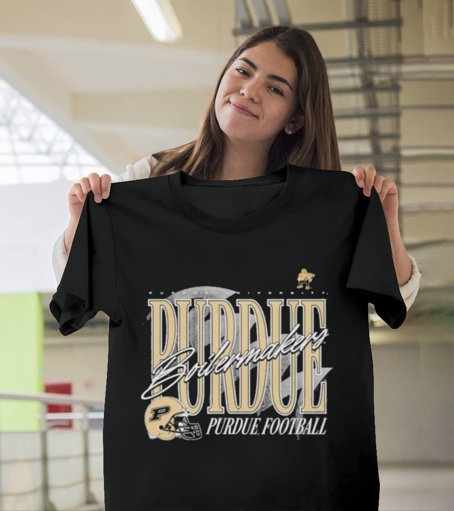 Purdue Boilermakers Football Helmet 2026 Purdue Football T-Shirt
