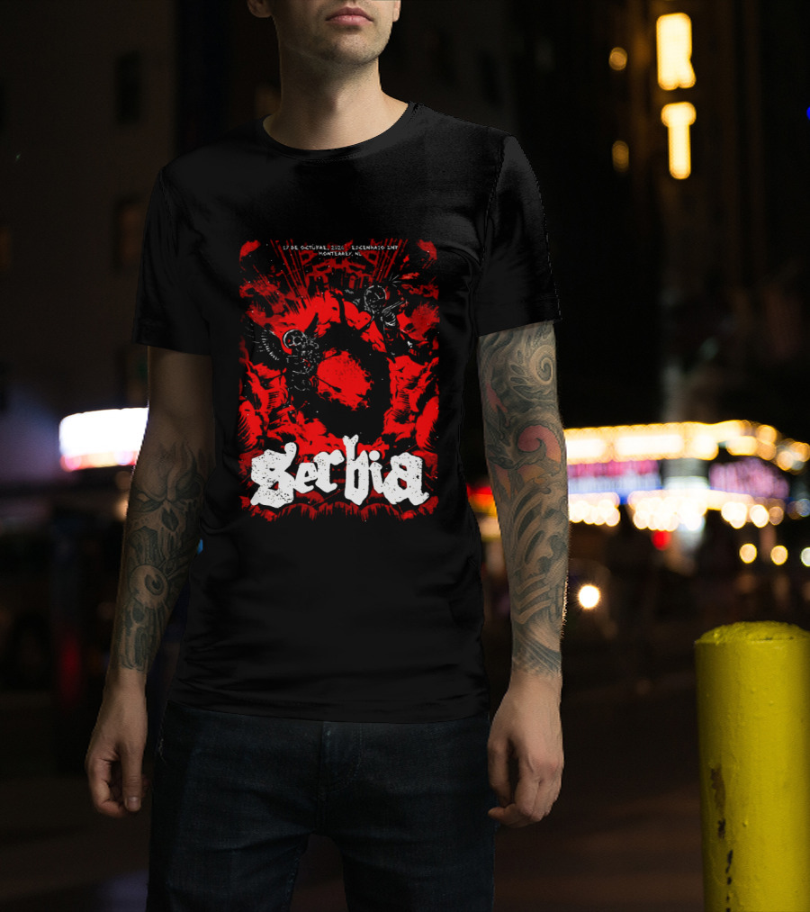 Serbia Live At Escenario GNP Seguros Monterrey NL 17 De Octubre 2026 Event Essentials T-Shirt