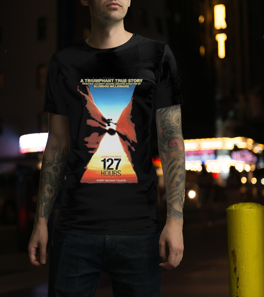 James Franco 127 Hours Every Second Counts T-Shirt