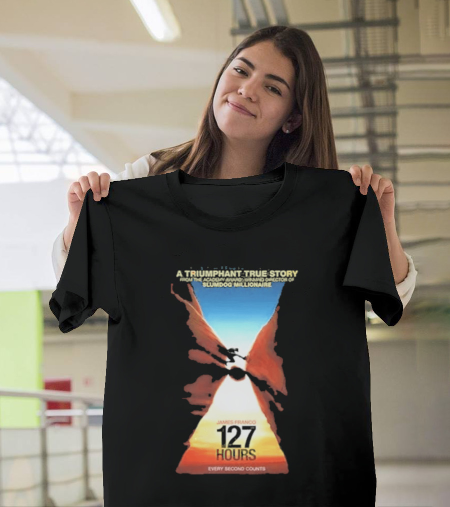 James Franco 127 Hours Every Second Counts T-Shirt