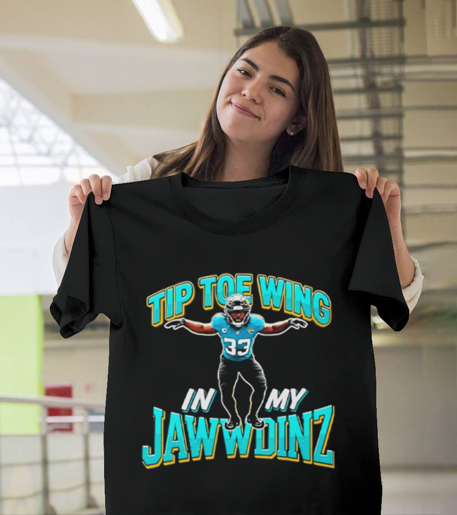 Tip Toe Wing In My Jawwdinz 33 Football Player Celebration T-Shirt