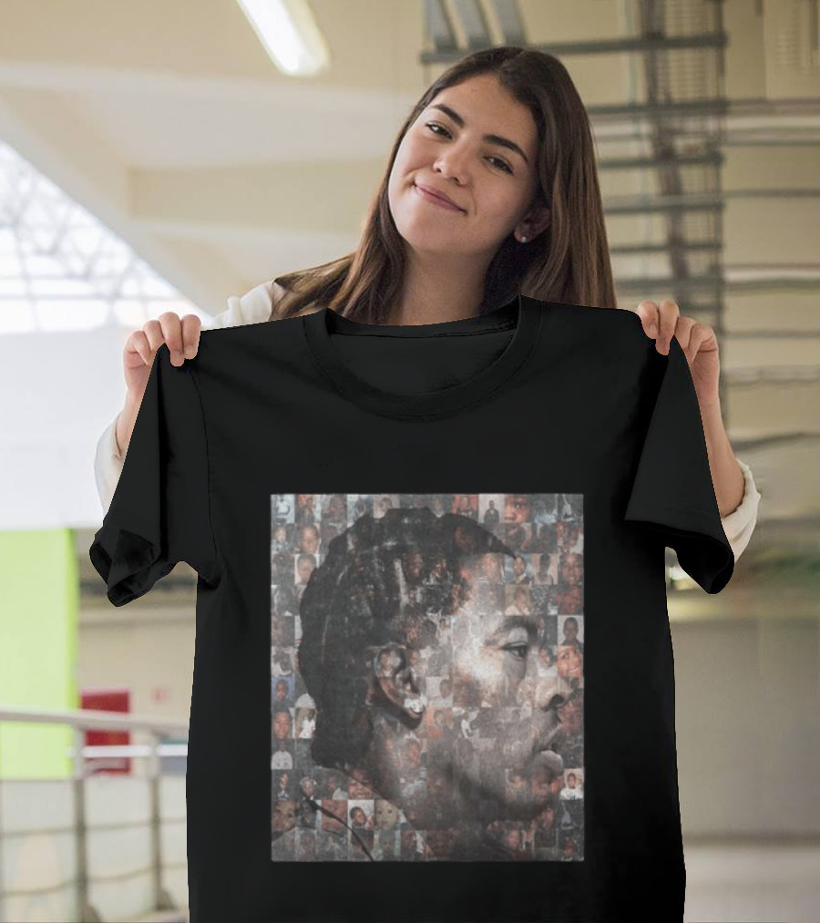 Lil Baby Fresh New Album Cover 2026 Collage Face Mosaic T-Shirt