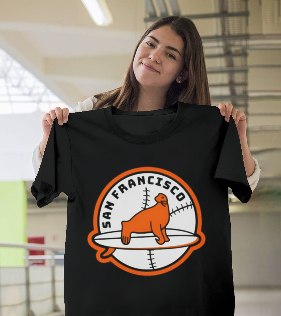 San Francisco Seals Lou Seal 2026 Baseball Surfing T-Shirt