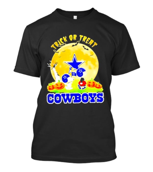 Dallas Cowboys Peanuts Trick Or Treat Halloween 2026 Abbey Road T-Shirt