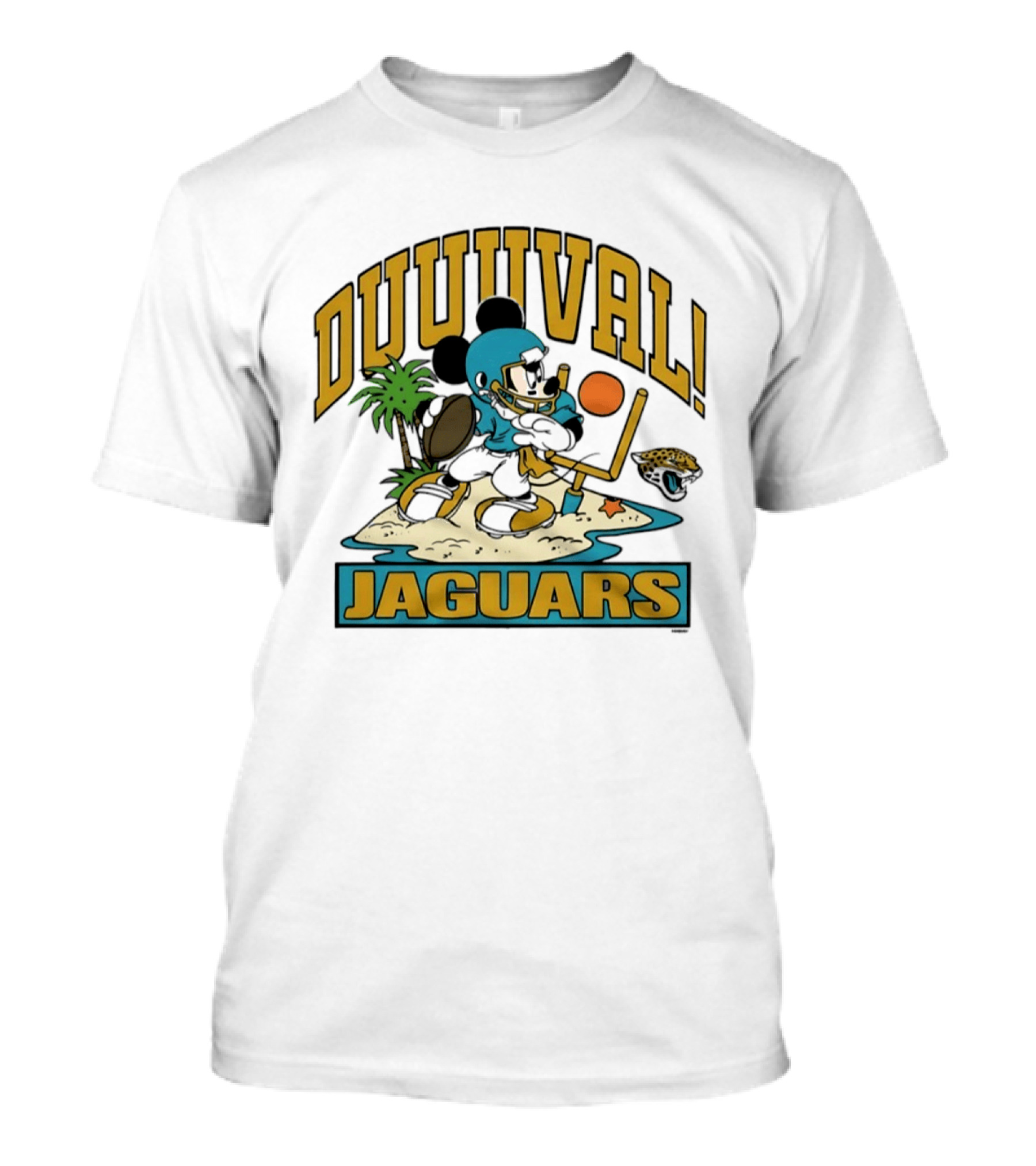 Duuuval Jaguars Mickey Mouse Football 2026 T-Shirt