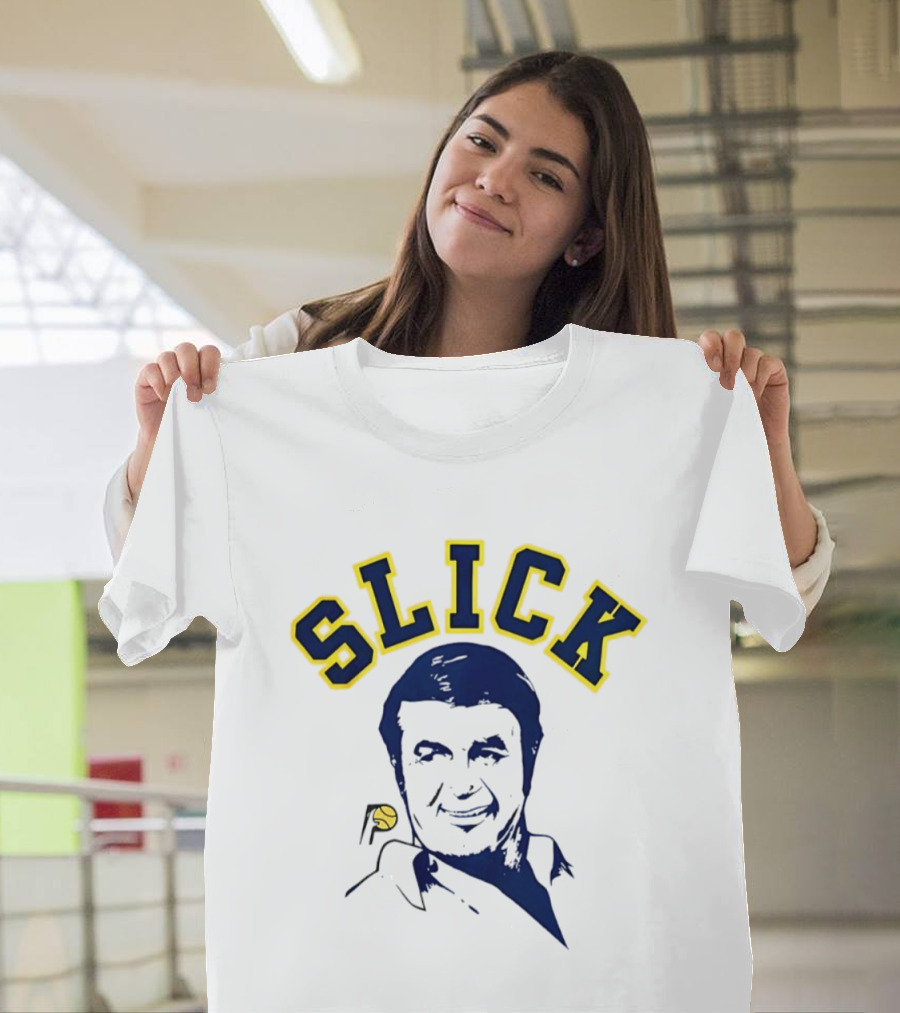 Slick Bobby Leonard Indiana Pacers Legend Basketball T-Shirt