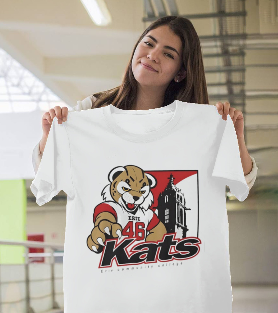 SUNY Erie Community College Kats 46 Sports Team 2026 T-Shirt