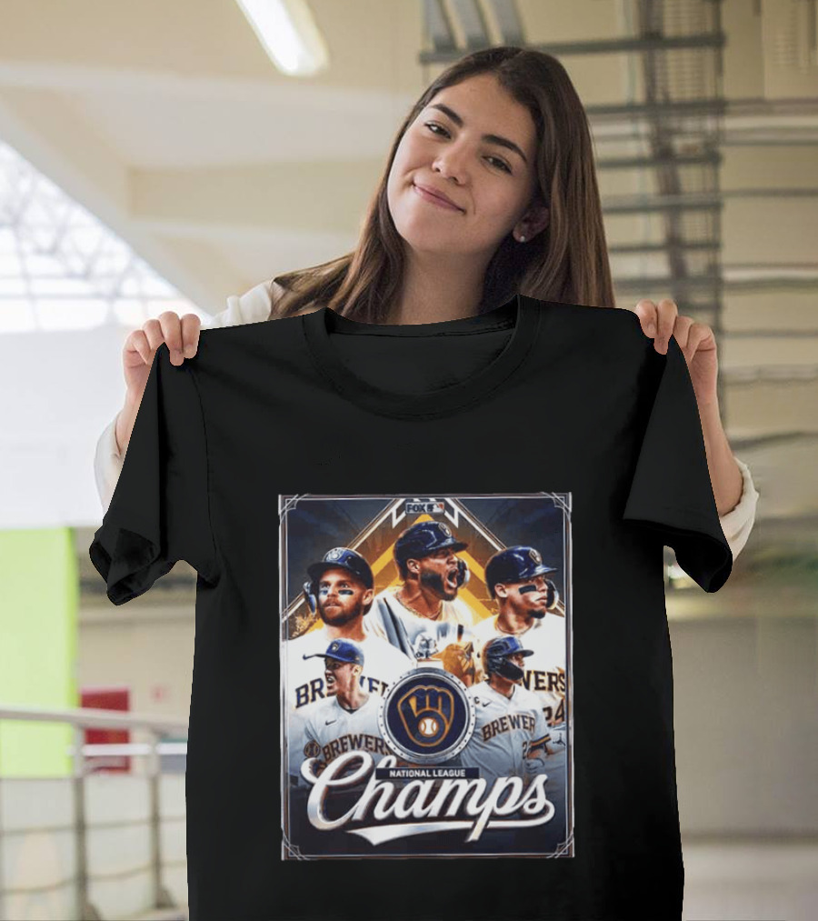 Milwaukee Brewers National League Champs Iconic 2026 Celebration T-Shirt