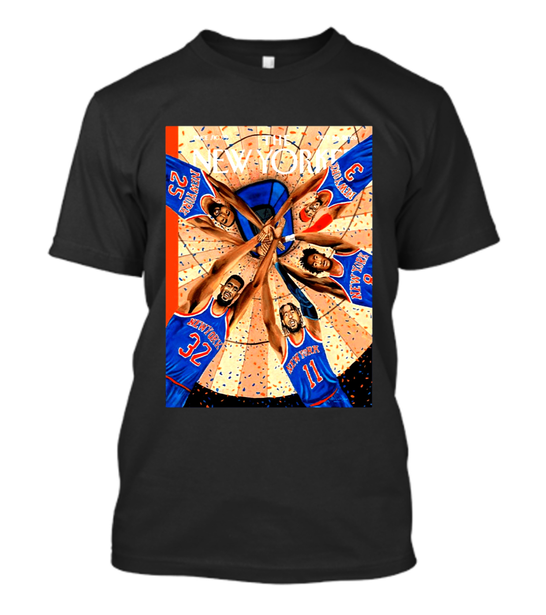 The New Yorker Make It Two New York Knicks Team Spirit Oct 26 2026 Cover T-Shirt