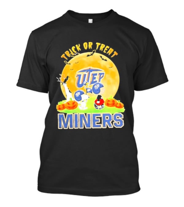 UTEP Miners Trick Or Treat Peanuts Halloween 2026 T-Shirt