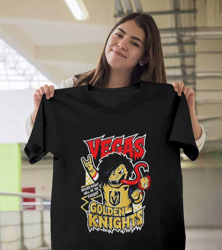 Vegas Golden Knights Rocker Knight Will Be The Knight T-Shirt