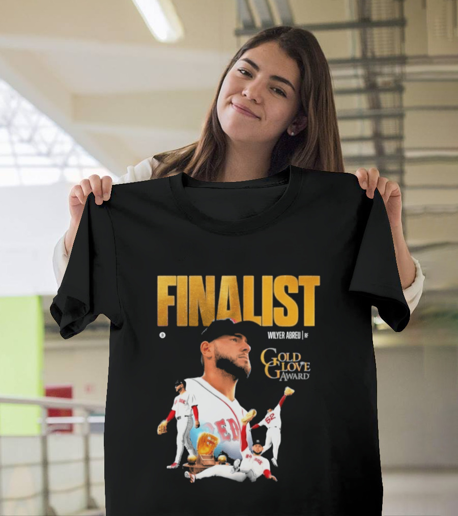 Wilyer Abreu Red Sox Gold Glove Finalist Award T-Shirt