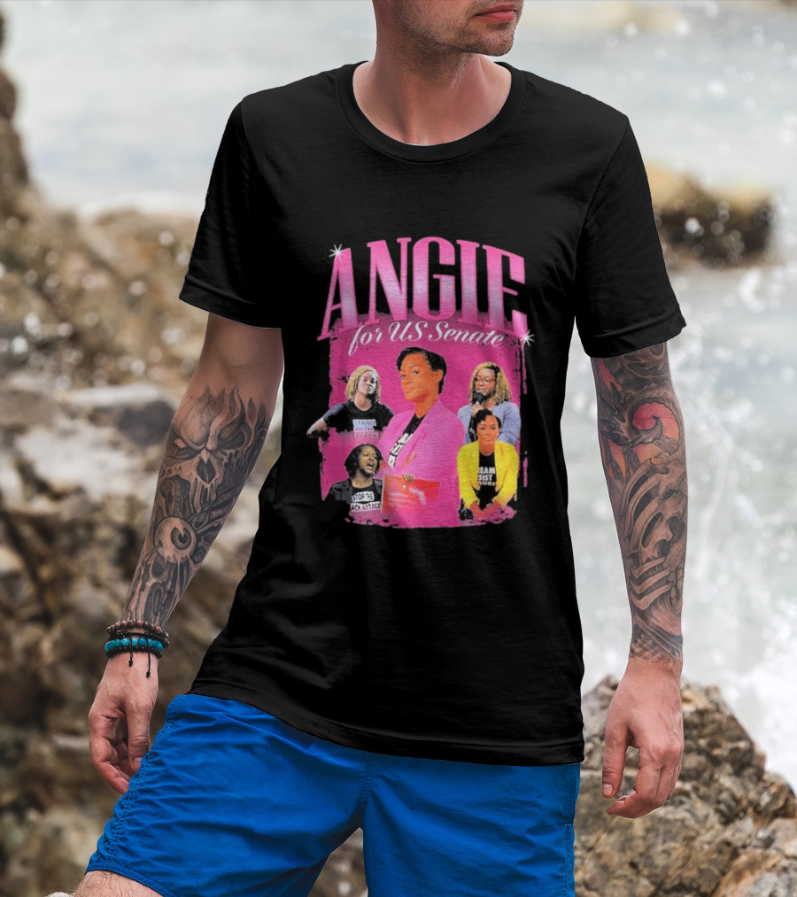 ANGIE For US Senate 2026 Empowerment Leadership Stand Resist Unify T-Shirt