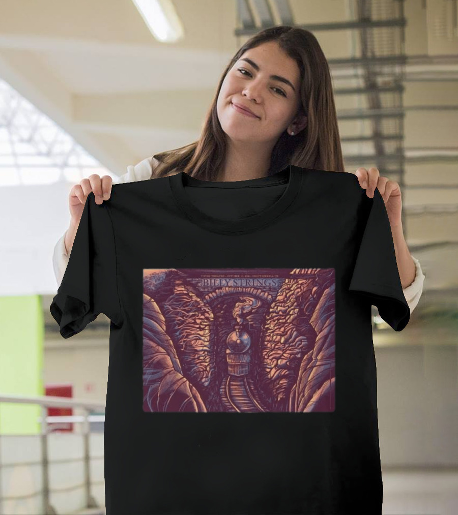 Billy Strings Tivoli Theatre October 21 2026 Chattanooga TN Tour Train Tunnel T-Shirt