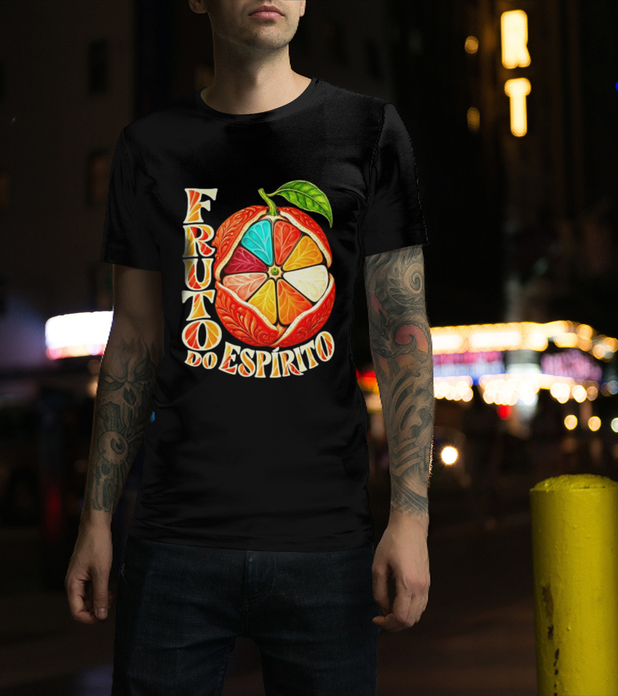 Fruto Do Espírito Colorful Citrus Christian T-Shirt