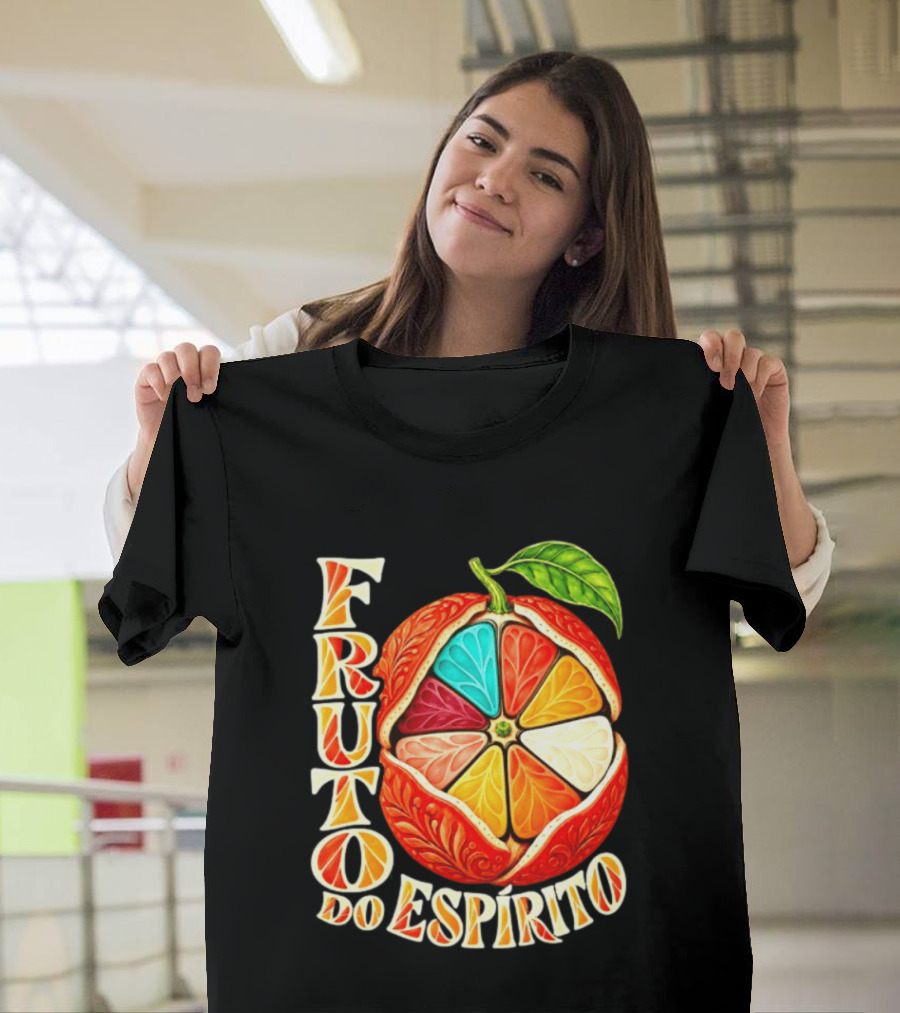 Fruto Do Espírito Colorful Citrus Christian T-Shirt