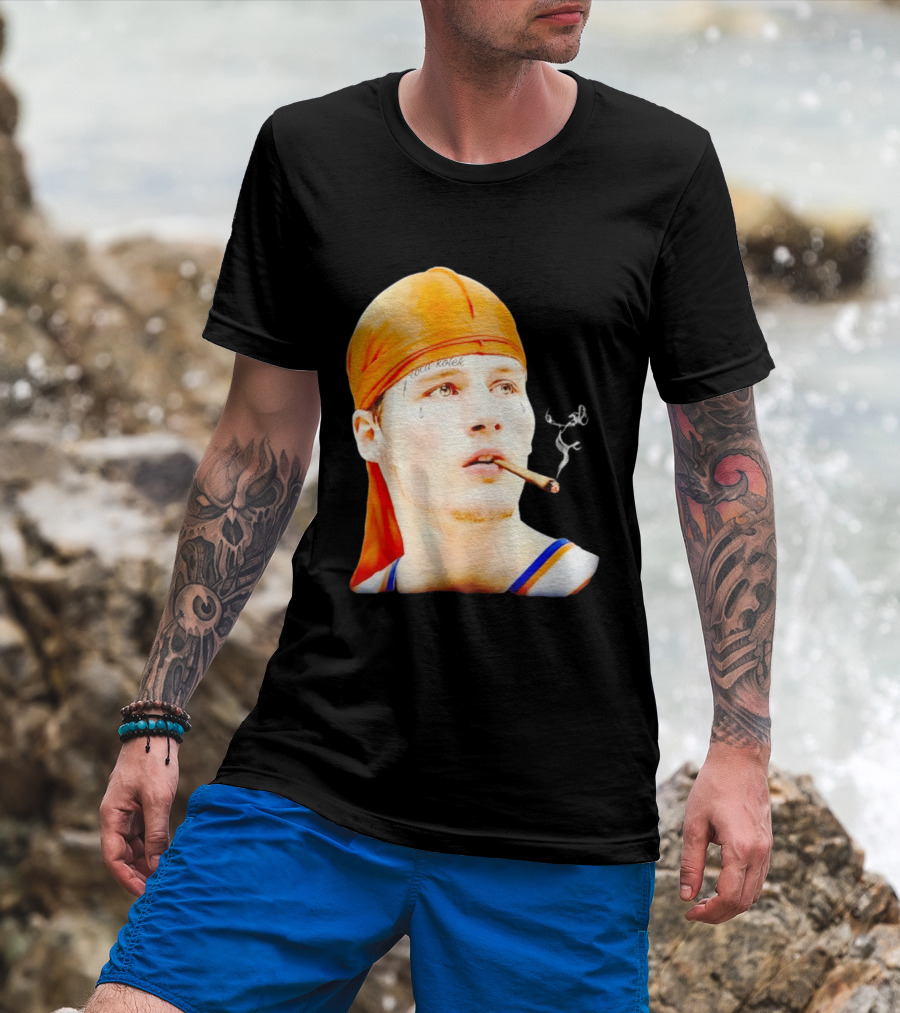 Gangsta Kolek Tyler Kolek Cool Kolek New York Knicks Cigar T-Shirt