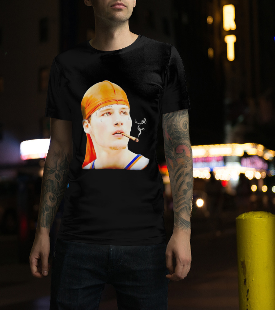Gangsta Kolek Tyler Kolek Cool Kolek New York Knicks Cigar T-Shirt