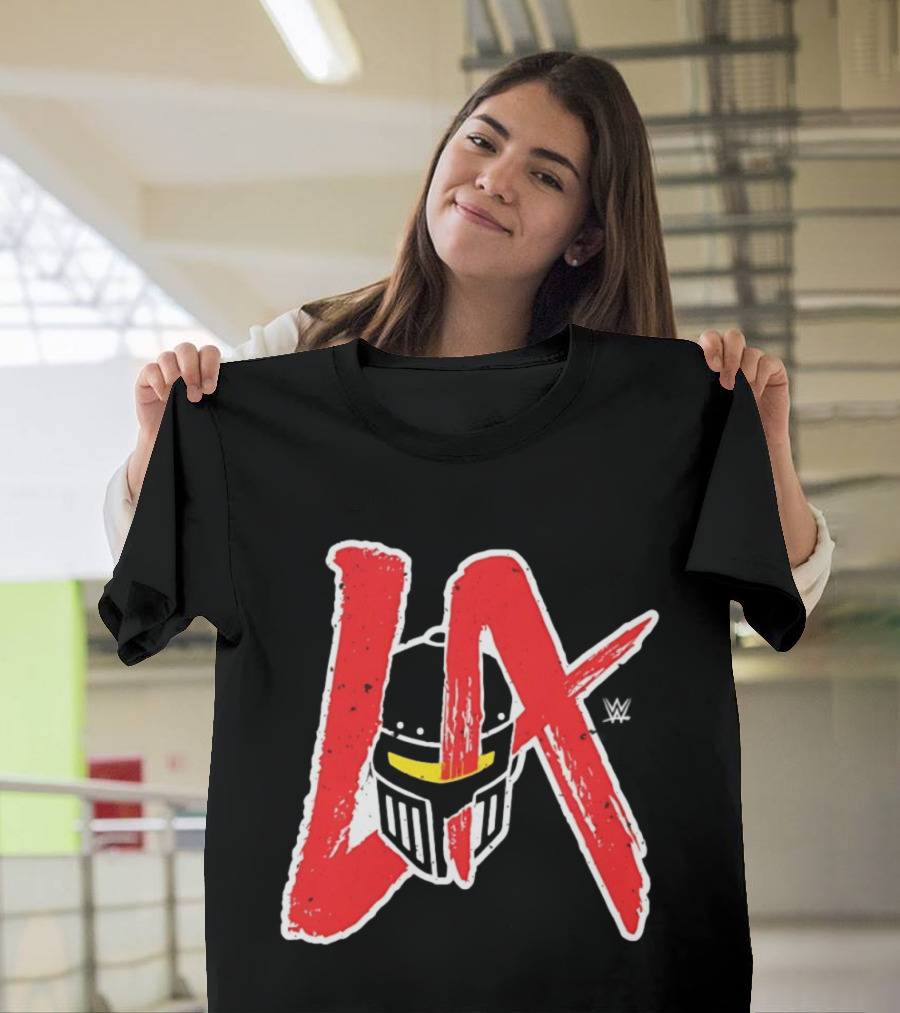 LA Knight 2026 Mandalorian Helmet WWE T-Shirt