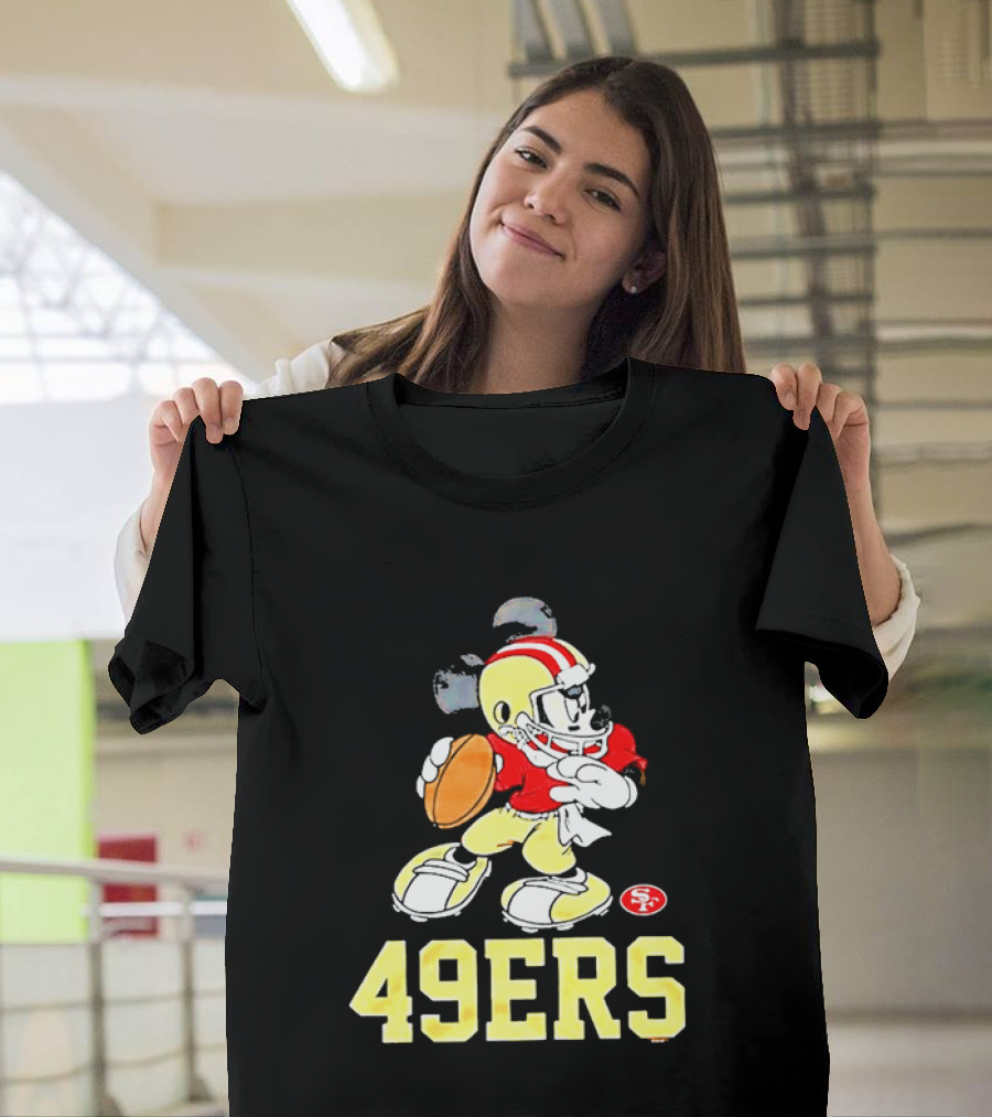 Mickey Mouse San Francisco 49ers Football 49ers T-Shirt