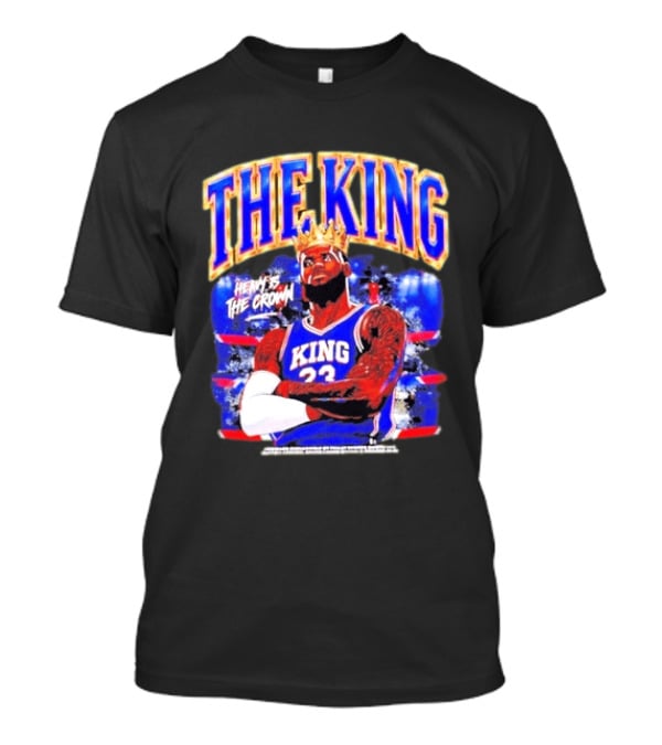 LeBron James The King Heavy Is The Crown Kings 23 Basketball Legend T-Shirt