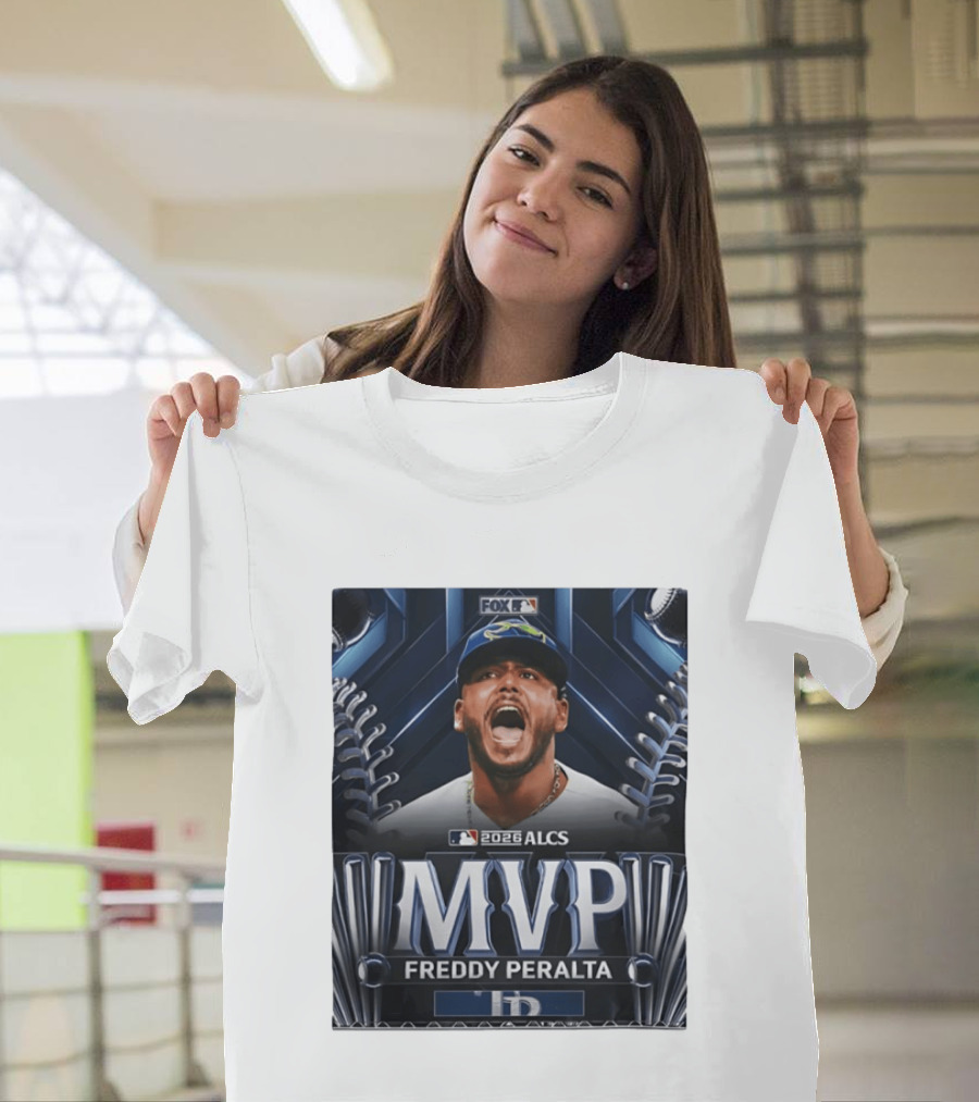 Tampa Bay Rays 2026 ALCS MVP Freddy Peralta MLB T-Shirt