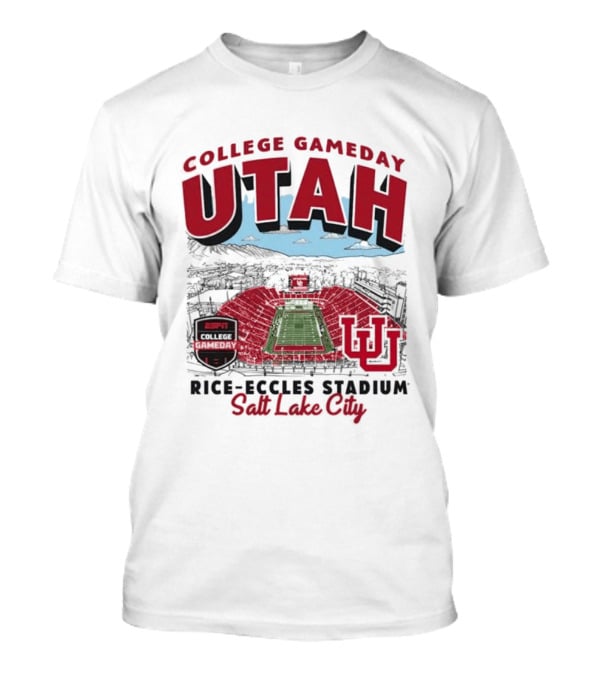 Utah College Gameday Rice Eccles Stadium Salt Lake City T-Shirt