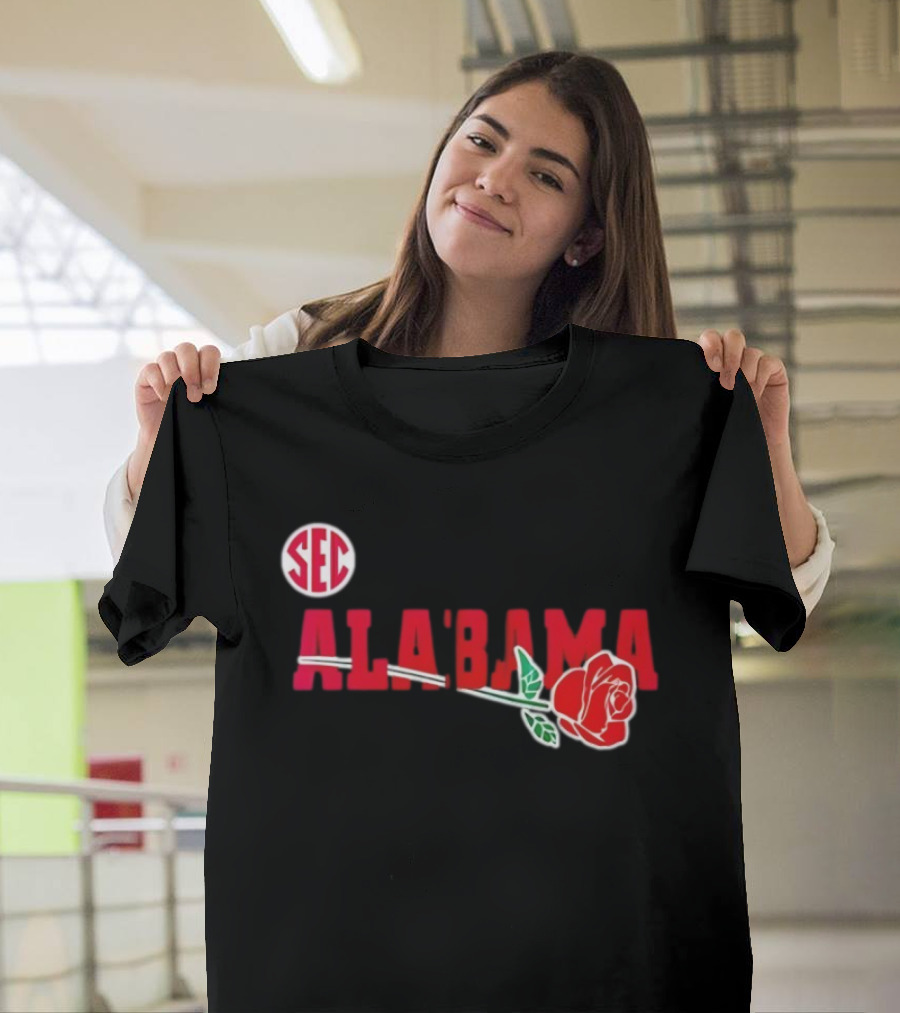SEC Alabama Crimson Tide Rose Bowl 2026 T-Shirt