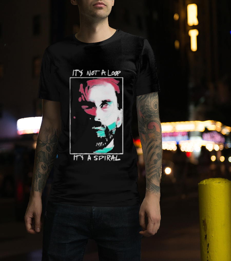 Alan Wake 2 It's Not A Loop It's A Spiral Portrait Style T-Shirt