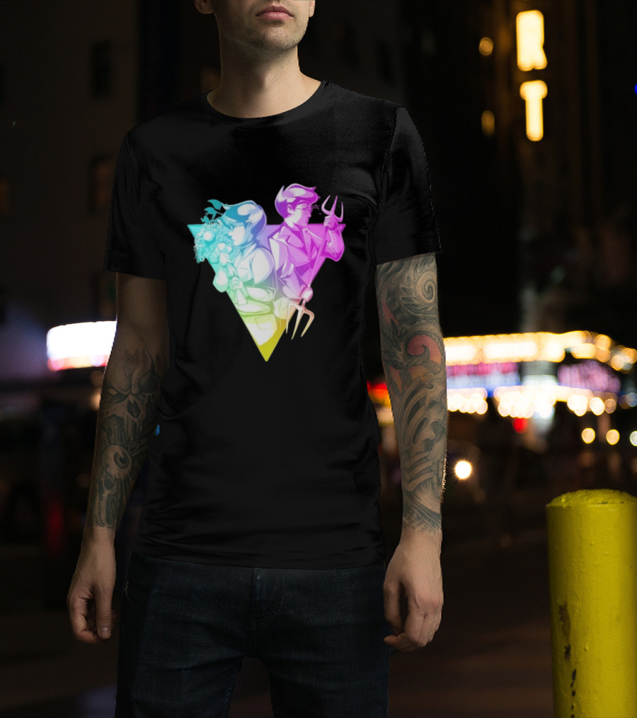 BDTH Division Character Illustration Gradient Style T-Shirt