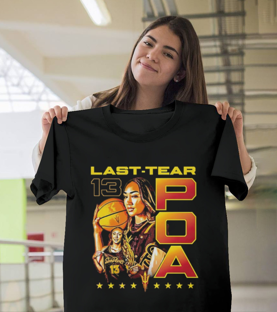 Last Tear 13 POA Arizona State Sun Devils Women's Basketball T-Shirt