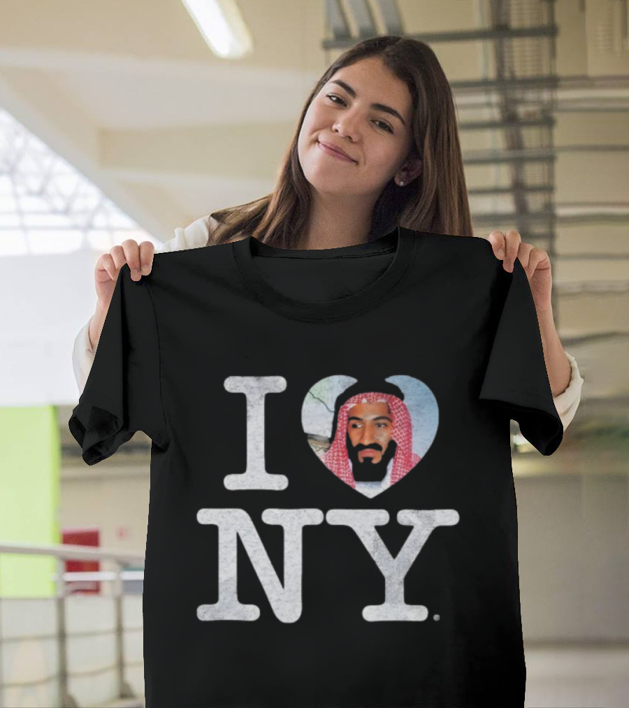 I Love NY With Saudi Arabia Twist Image T-Shirt