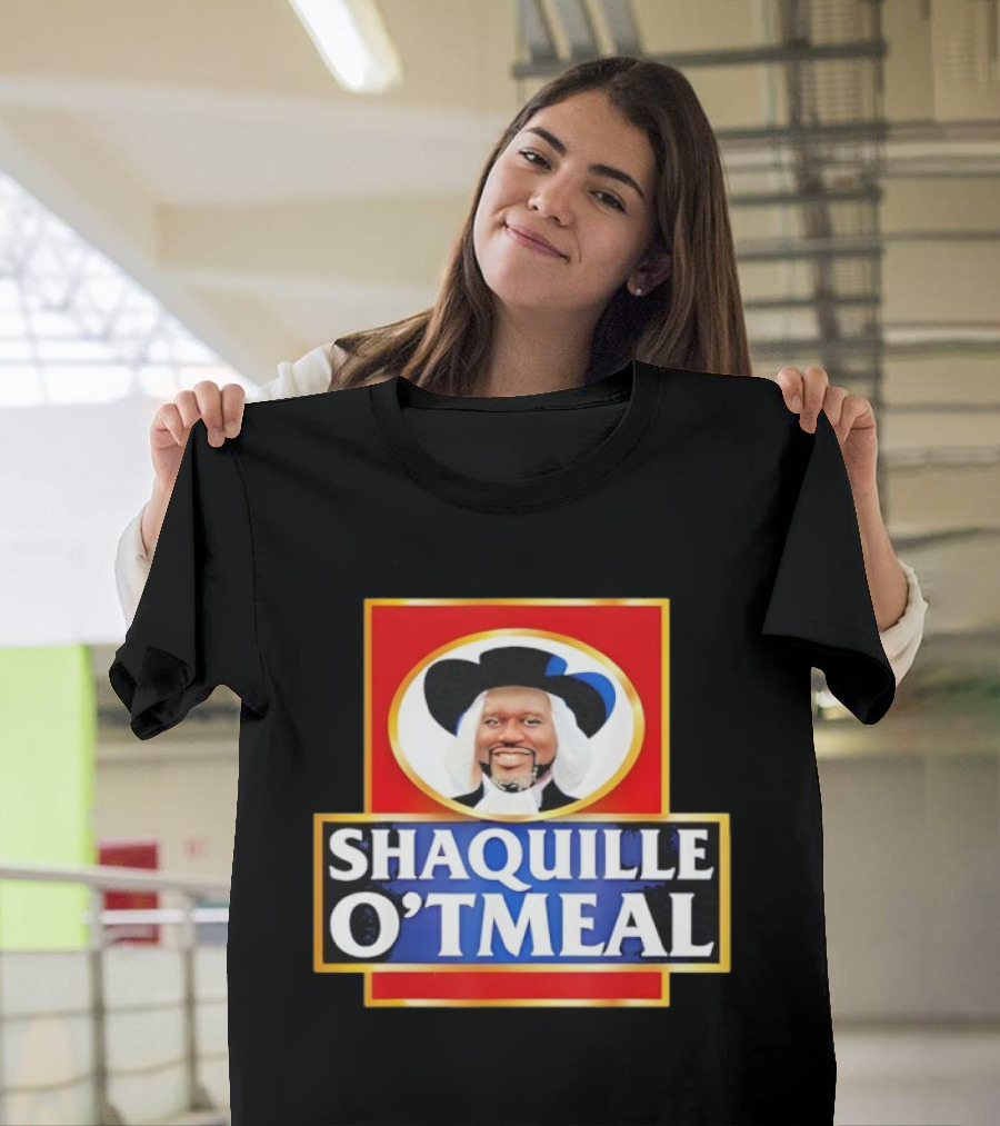 Shaquille Oatmeal Meme Quaker Parody T-Shirt