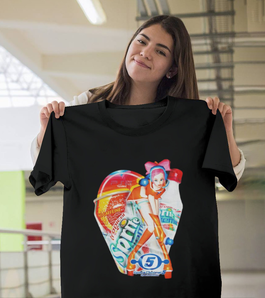 Tropical Sprite Remix No Caffeine Space Channel 5 Special Edition T-Shirt