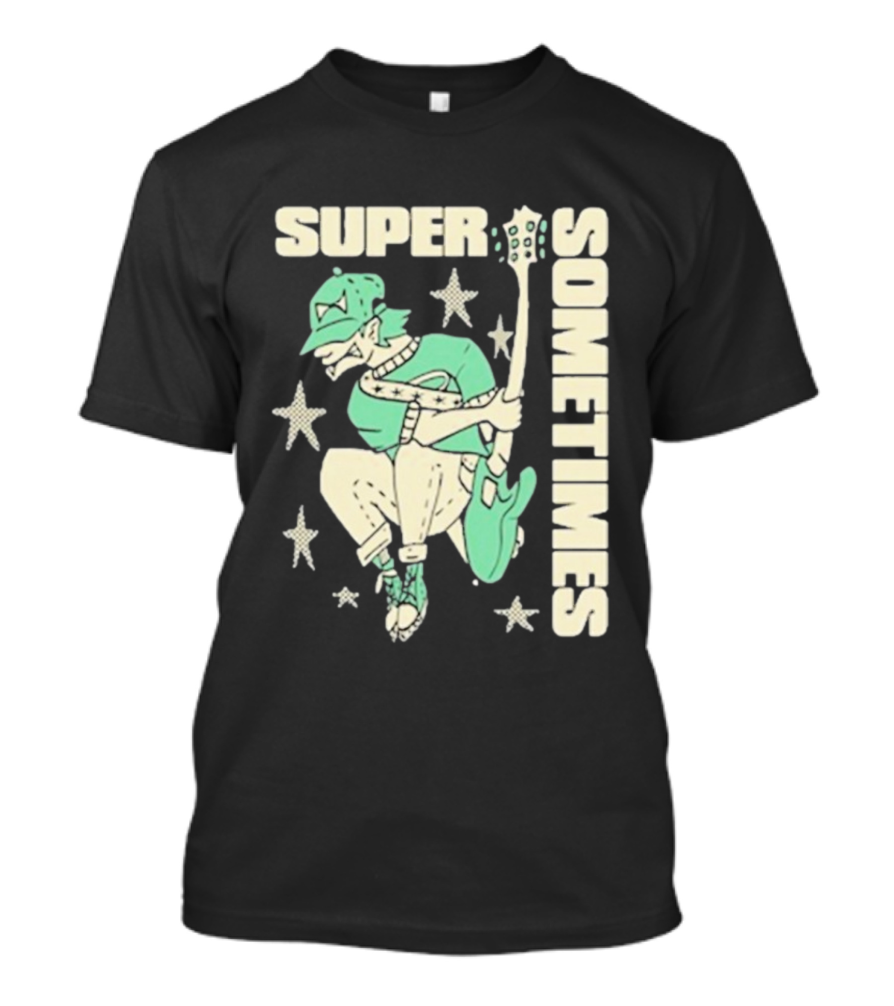 Super Sometimes Jumpman Guitar Star Icon T-Shirt