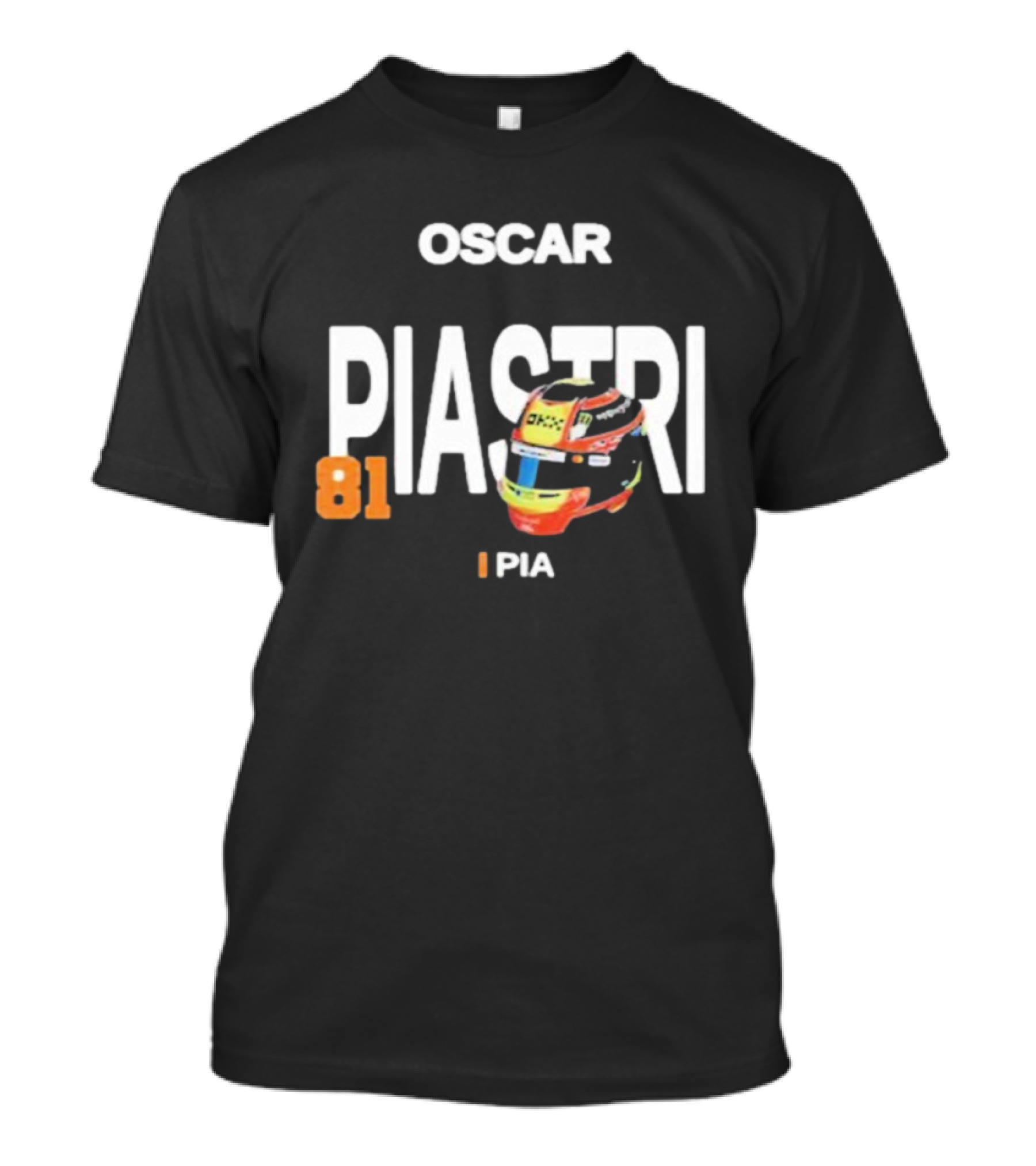 Oscar Piastri PIA81 Racing Helmet Icon PIA 81 T-Shirt